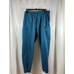 Uniform Advantage UA Flex2 Women Medium Teal Blue Jogger Scrub Pants F2475